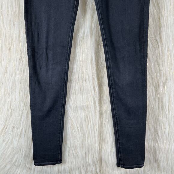AG Adriano Goldschmied The Legging Super Skinny Black Denim Jeans Stretch 27 - Picture 3 of 10